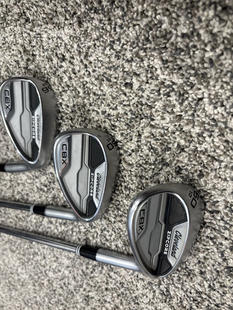 Cleveland CBX ZipCore Wedge Set 50, 56, 60 Degrees Steel Shafts