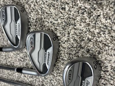 Cleveland CBX ZipCore Wedge Set 50, 56, 60 Degrees Steel Shafts