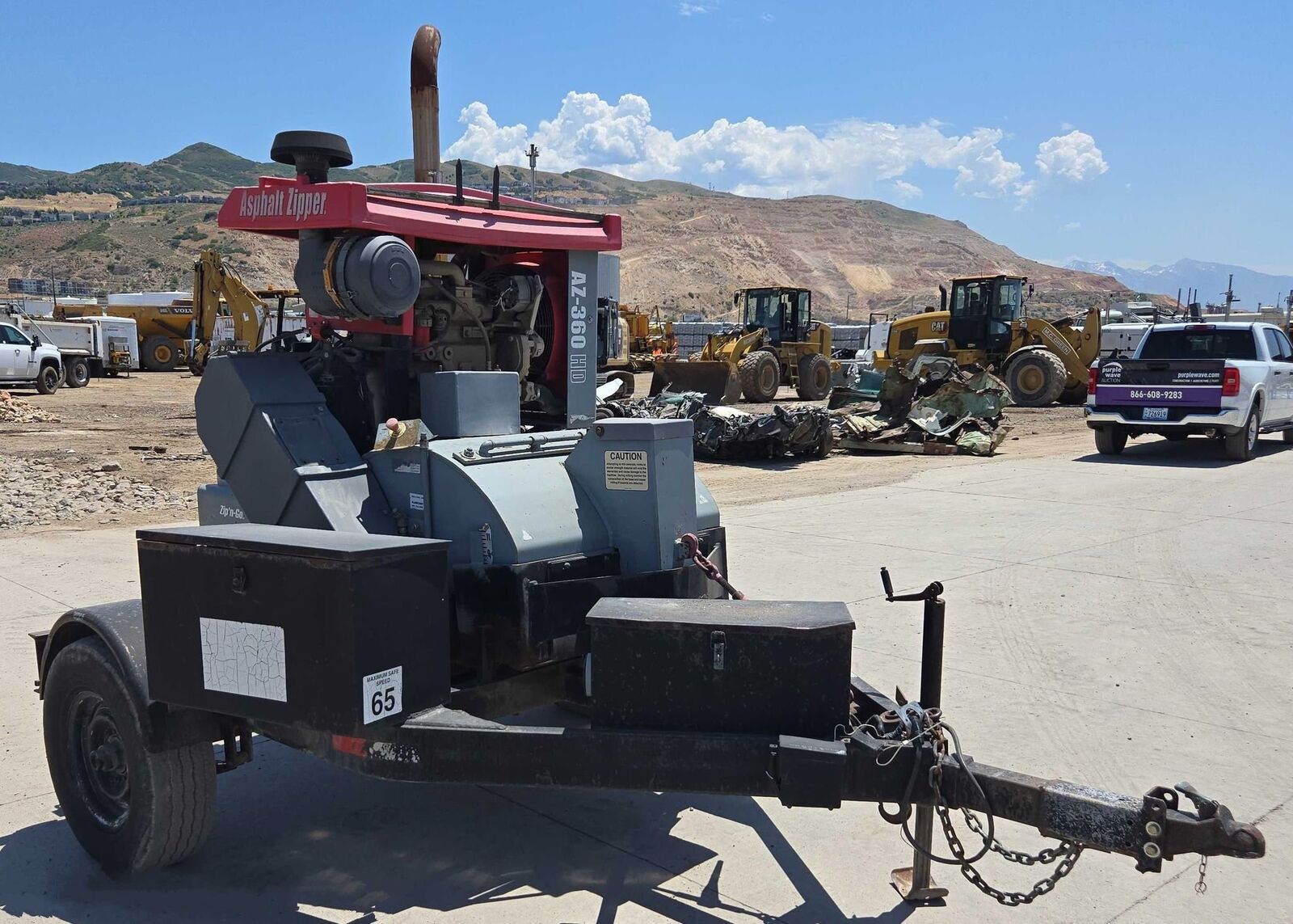 2002 Asphalt Zipper AZ-360HD Cold Planer Portable # 4490