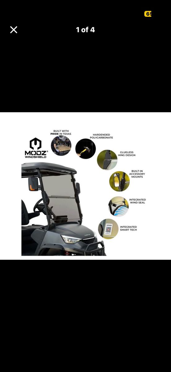 ️ Brand New MODZ Golf Cart Windshield