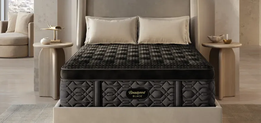MOVING SALE!! King Size Beautyrest Black Luxury Mattress - Barely Used! Premium Comfort & Cooling