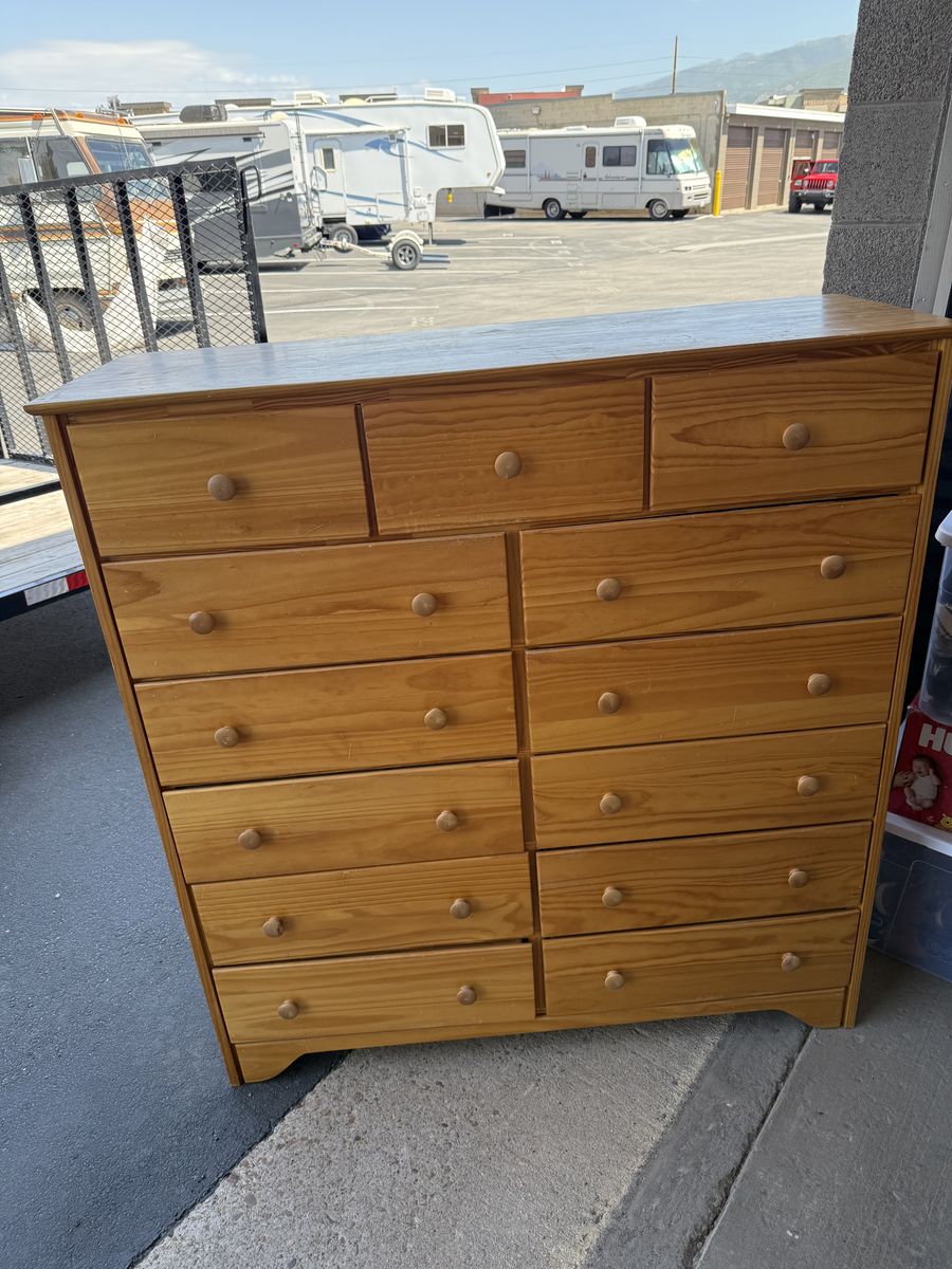 Wood dresser