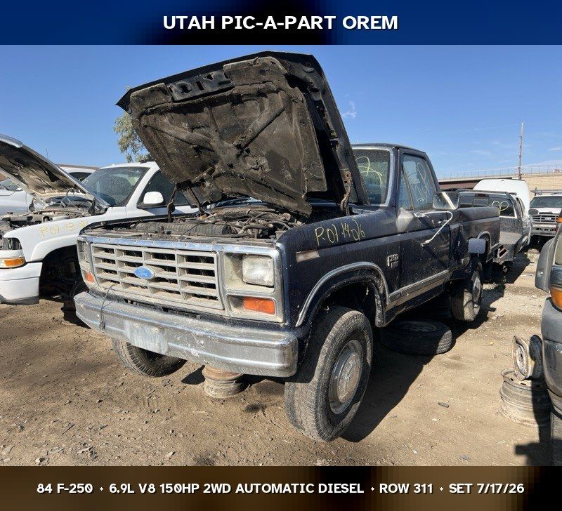 New Arrival - 1984 Ford F-250 Parts - UTPAP Orem