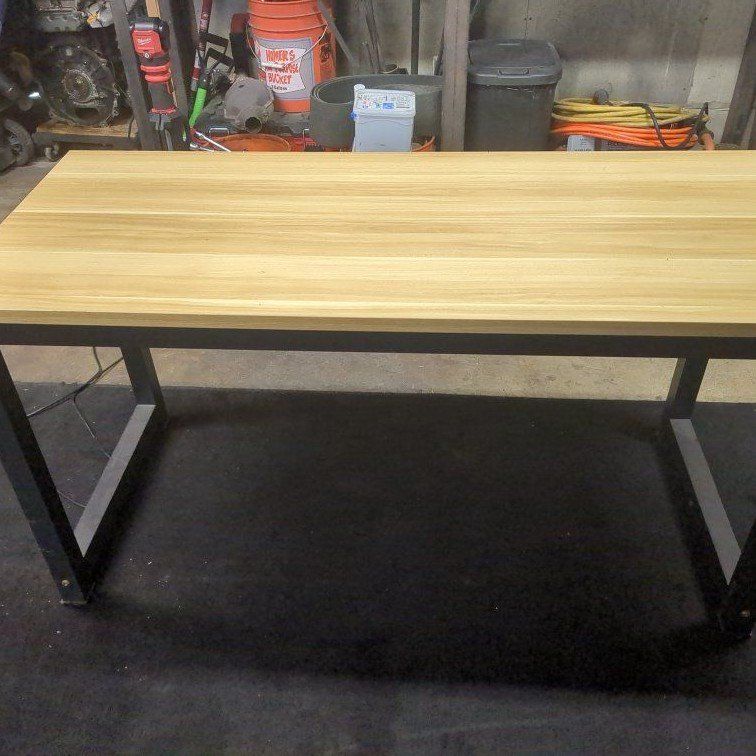 Metal and Wood Table