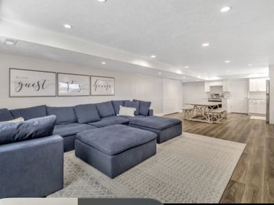 Large Area Rug with Pad 12' X 9'