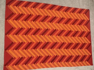 IKEA 5'7"X7'10" Stockholm Rug, flatwoven wool, reversible