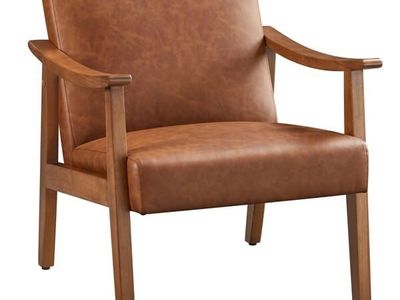 New in box Yaheetech PU Leather Accent Chair