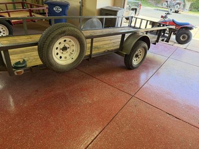 Utility Trailer with Wood Deck and Better Built Tongue Box