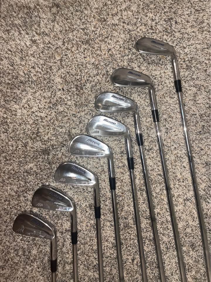 Mizuno MP-32 3-P (8) Forged JDM Iron Set Dynamic Gold S300 Stiff Great Condition