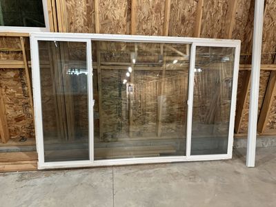 8 ft. and 3 ft. Windows and Blind