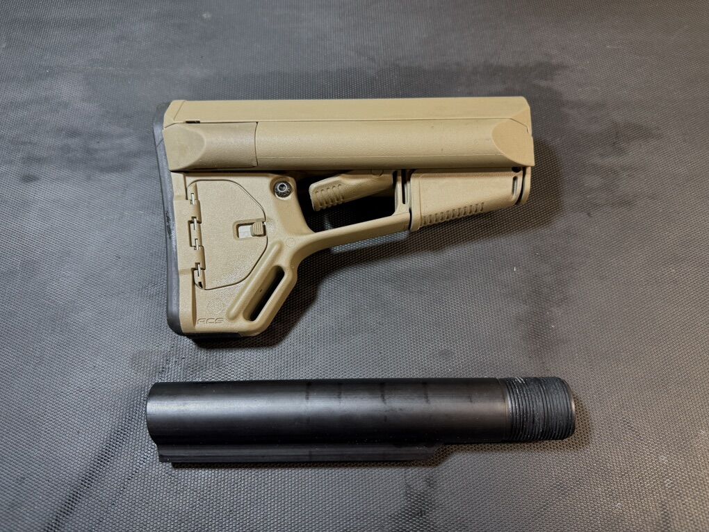 Magpul FDE ACS Carbine Stock with Buffer Tube