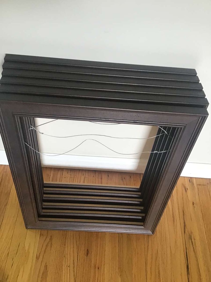 6 Dark Brown  Frames 24” X  19.5”