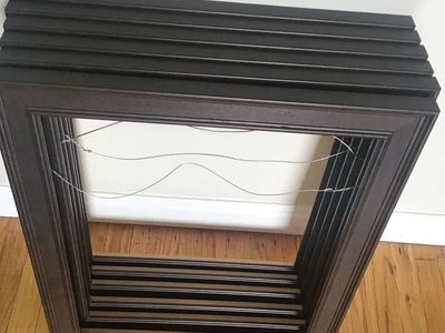 6 Dark Brown Frames 24” X 19.5”