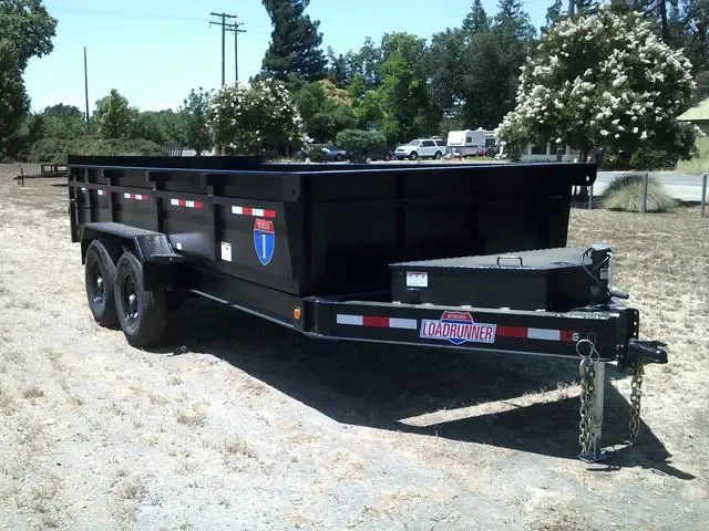7 x 16 Interstate Dump Trailer FREE INSPECTION