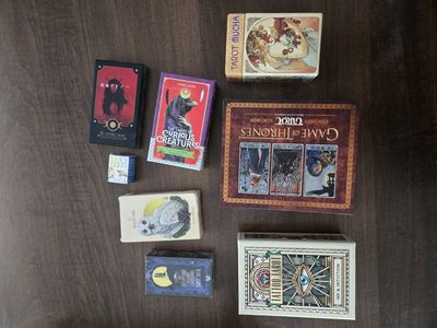 Assorted Tarot Card Decks