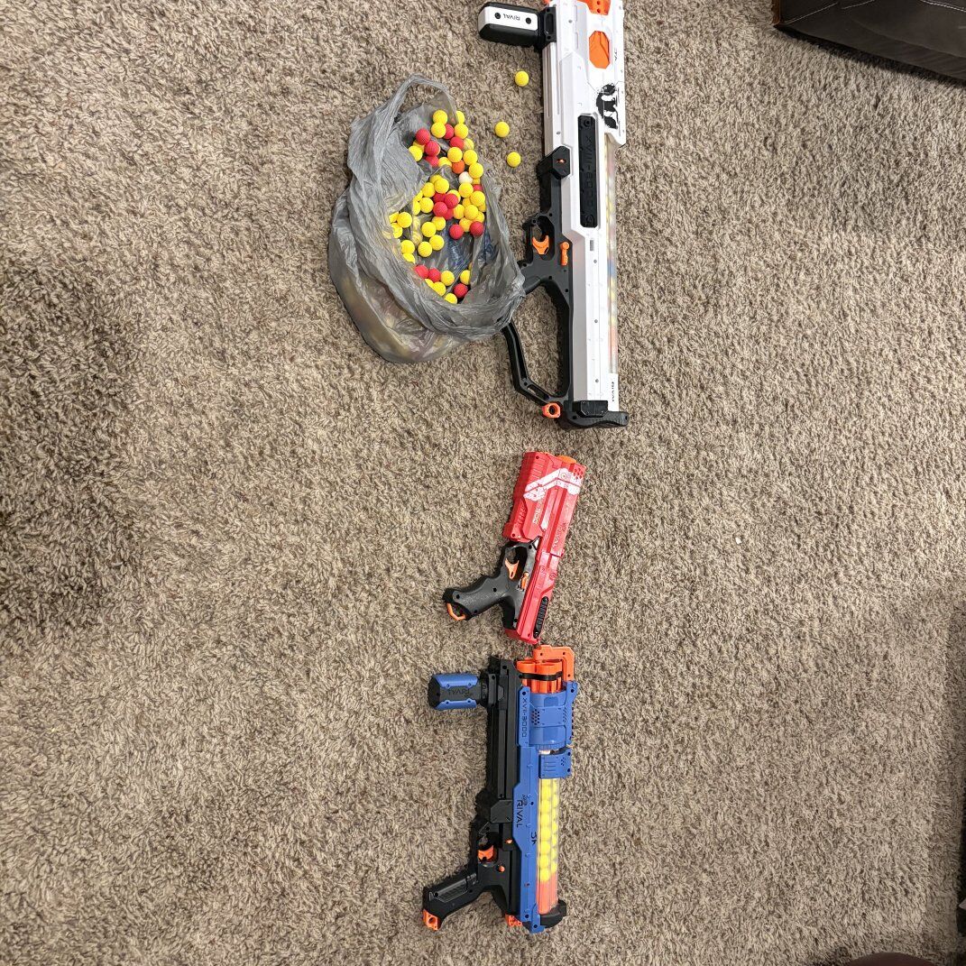 nerf gun bundle with bullets