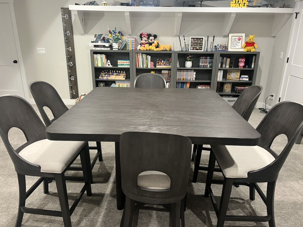 Solid Wood Table + 6 Chairs