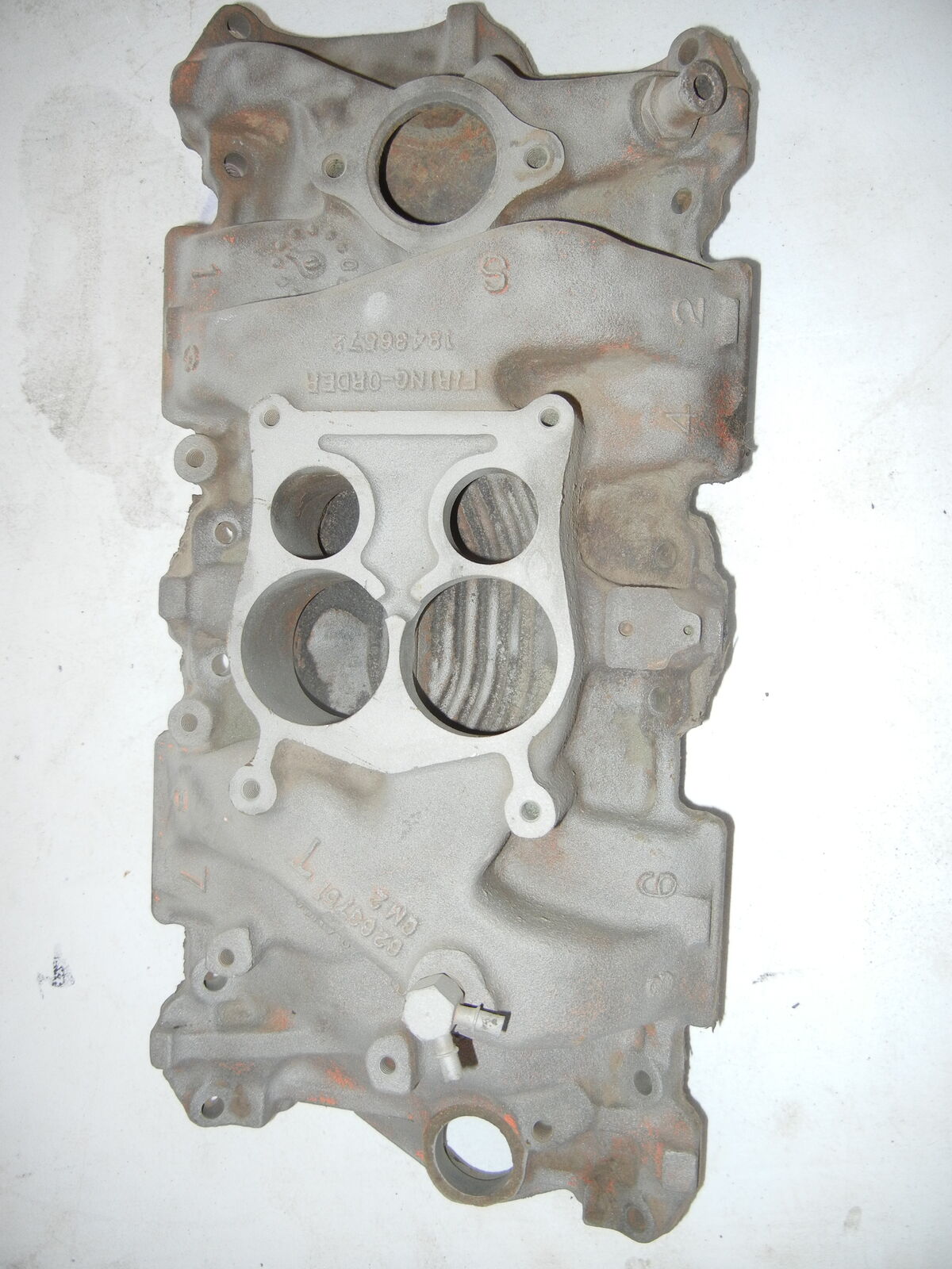 Chevy Small  Block Stock Intake Manifold Spreadbore