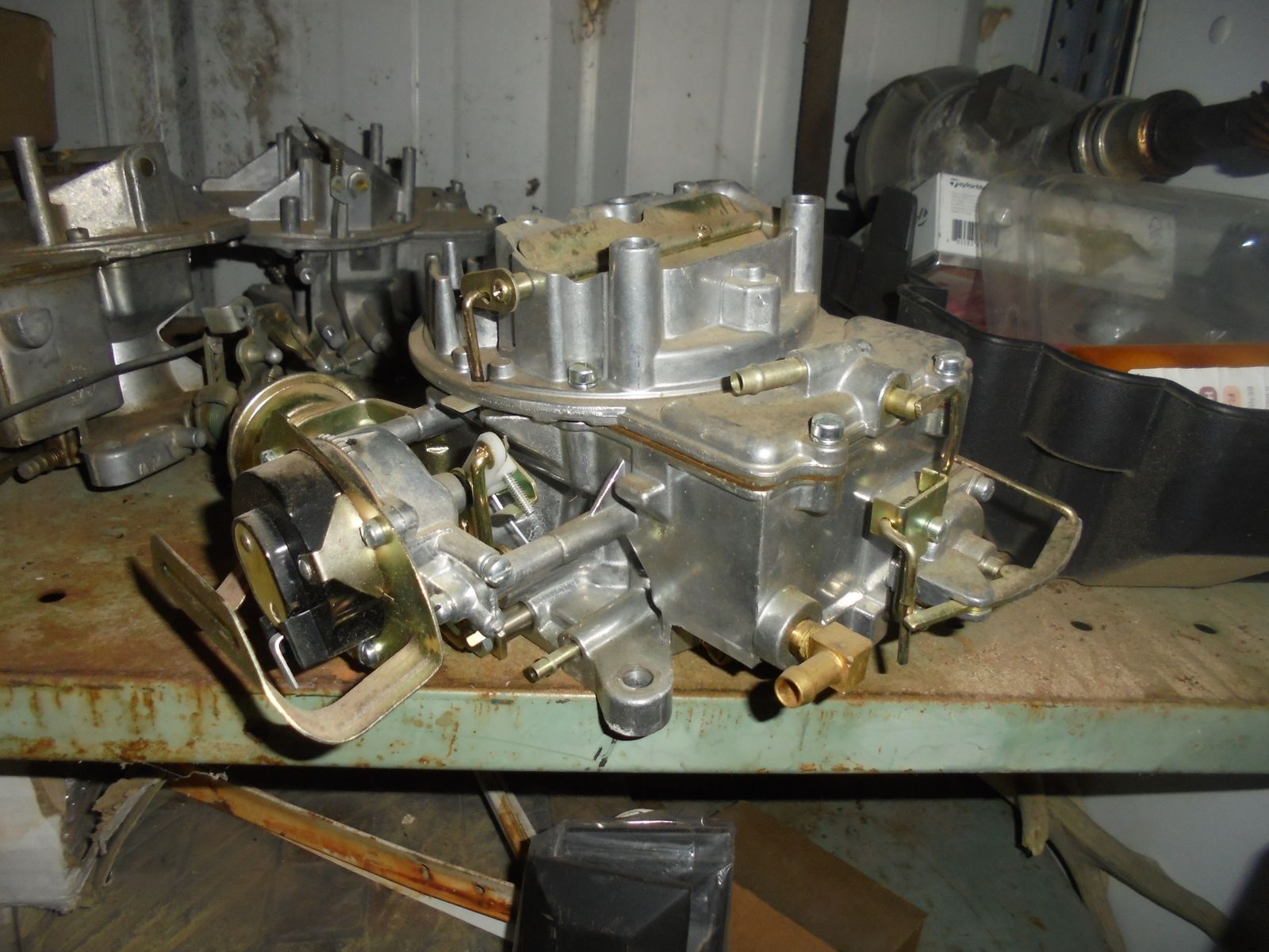 Three 2 bbl. Carburetors
