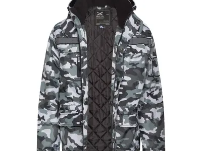 New Men's Artix XL Reflective Urban Camo Tundra/Ski Jacket