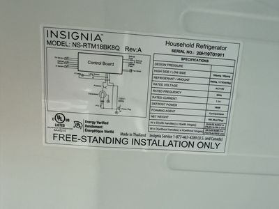 18.1 cu. ft. top-mount refrigerator