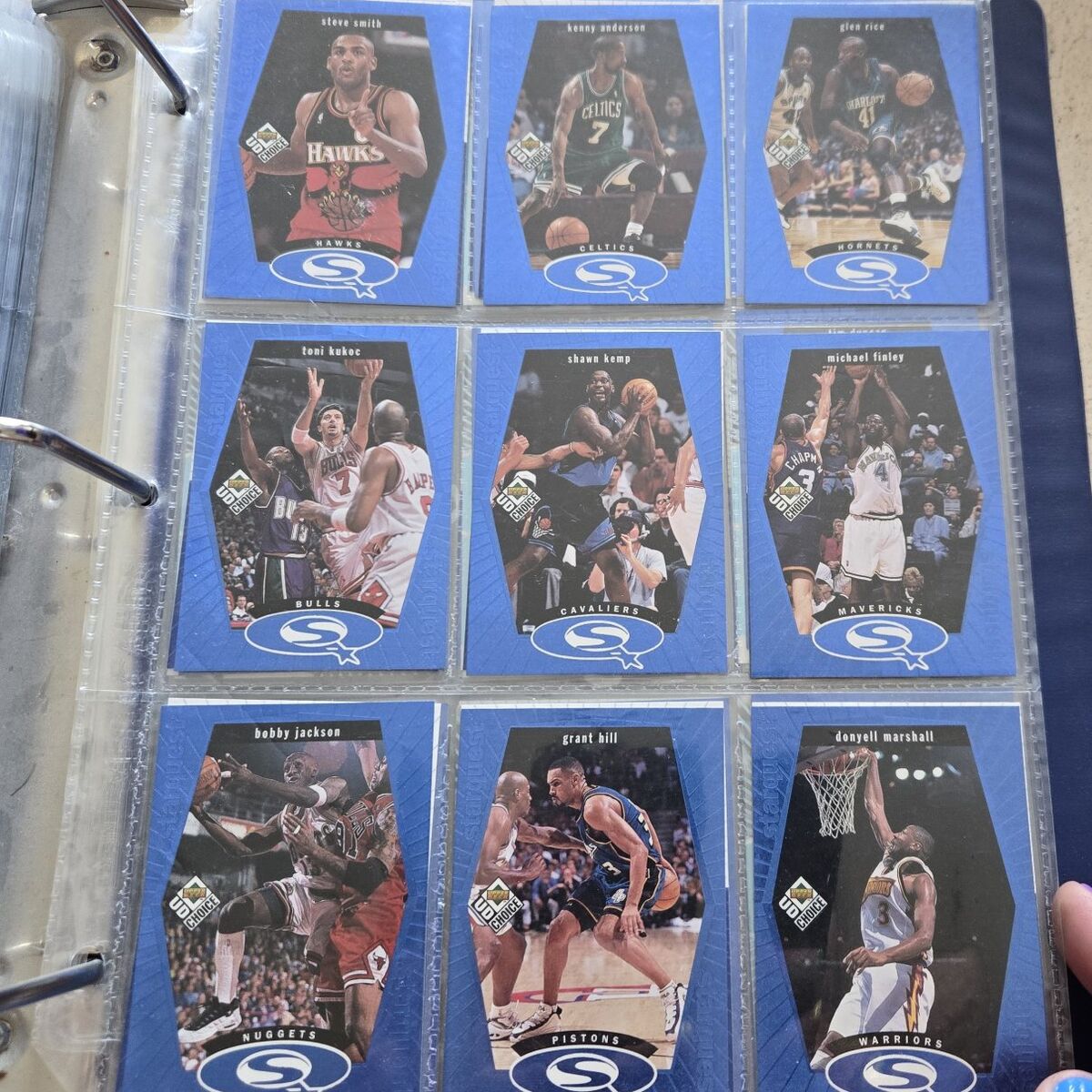 98 ud choice starquest complete set kobe, jordan