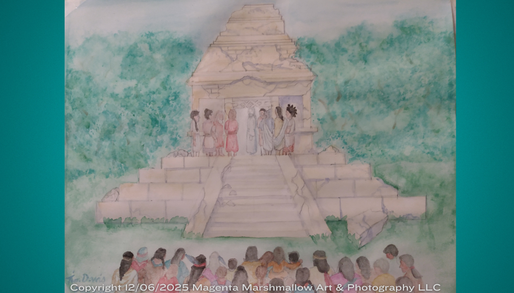 Christ in ancient America - Laminated Print