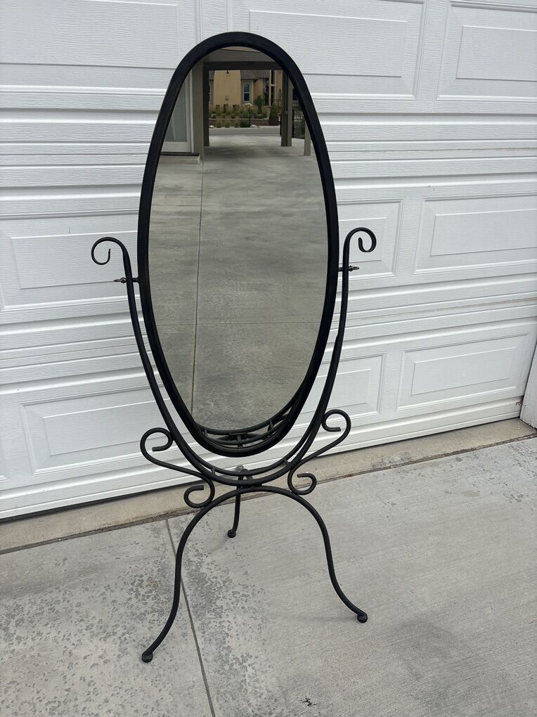 Antique one of a kind full length mirror.