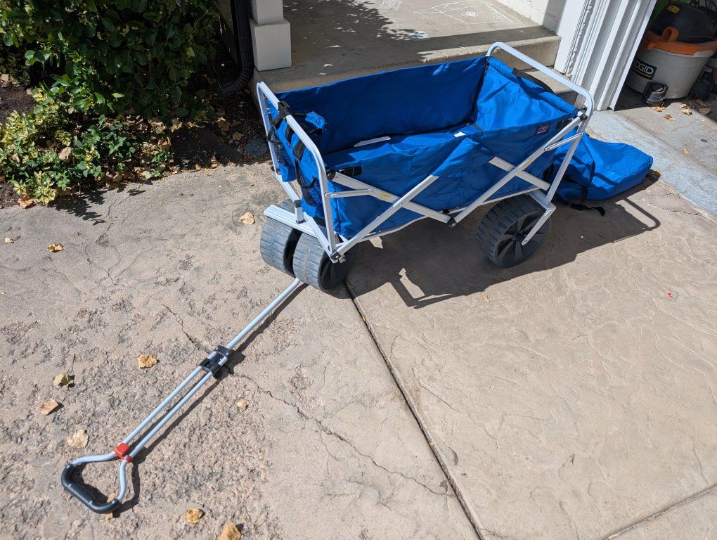 Beachcomber Mac Wagon Folding All-Terrain Wagon with Large Wheels