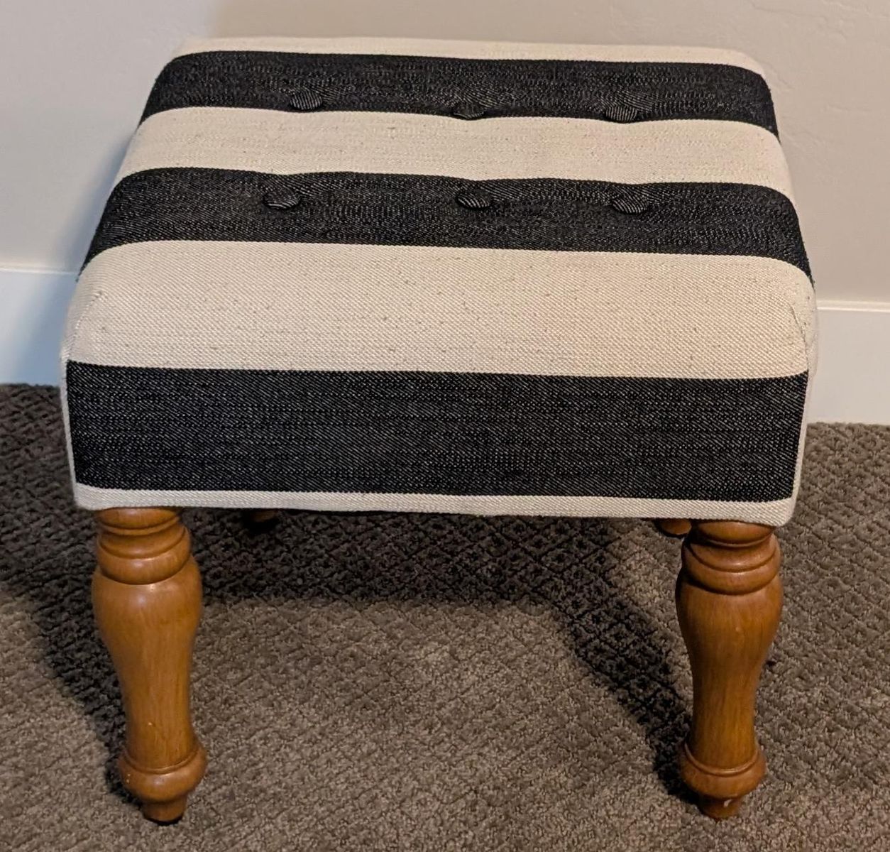 Wood & Cloth Foot Stool