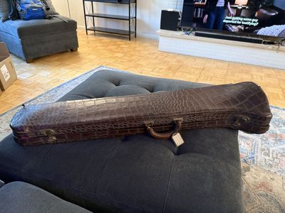 Alligator skin case benson trombone