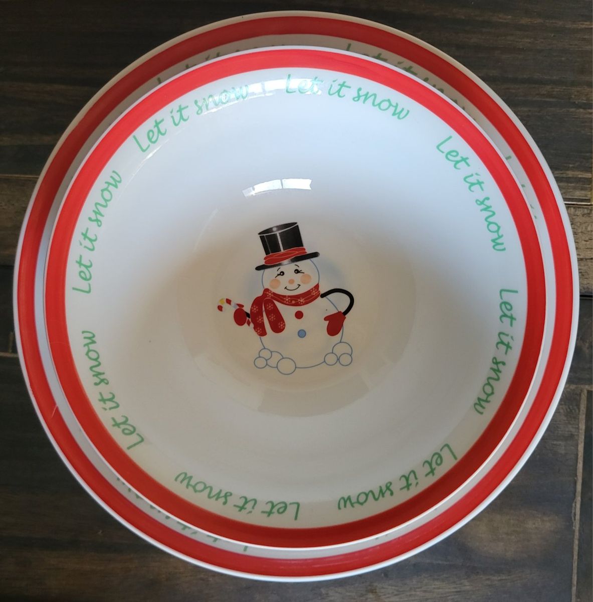 Christmas/Santa Serving Set