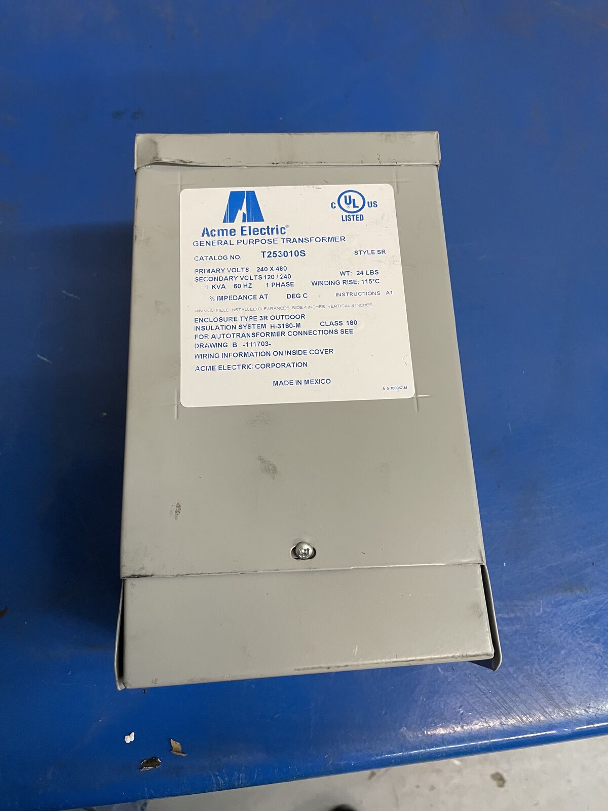 NEW 1KVA Step Down General Purpose Transformer