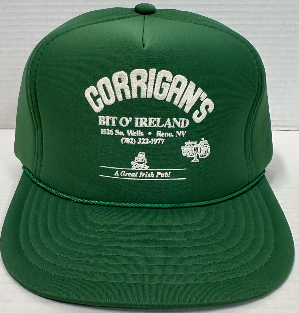 Vintage Corrigans Irish Pub Trucker Snapback