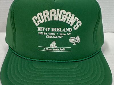 Vintage Corrigans Irish Pub Trucker Snapback