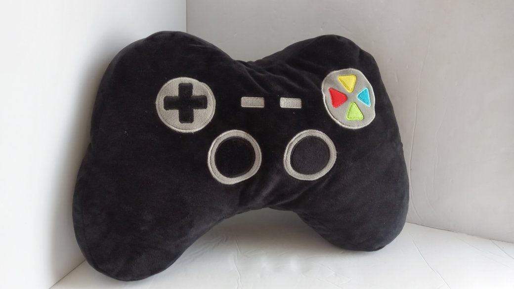 Playstation Control Stuffed Small Pillow 14"