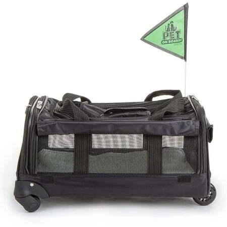 SHERPA Pet Carrier Ultimate On Wheels 20x12.25in