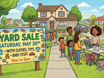 YARD SALE MAY 30TH