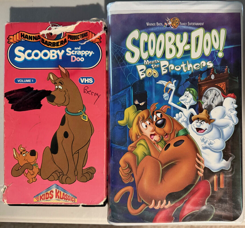 Scooby Doo And Scrappy-Doo VHS Video Tapes
