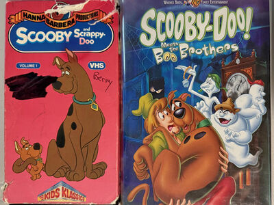 Scooby Doo And Scrappy-Doo VHS Video Tapes