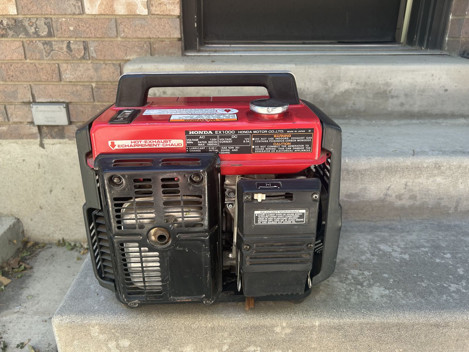 Honda ex1000 generator