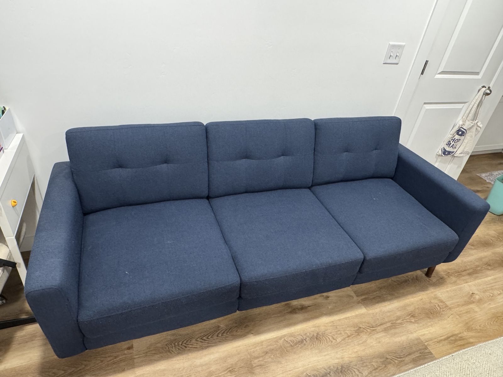 Blue couch