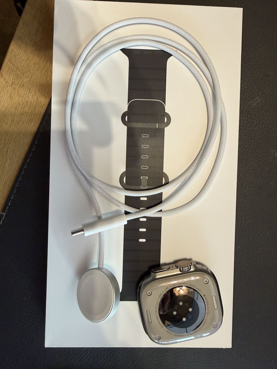 Apple Watch Ultra 2 – Titanium – Like New – New Ocean Band