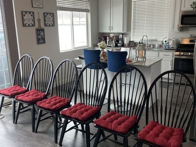 Solid Wood Set Of 6 Dining Chairs