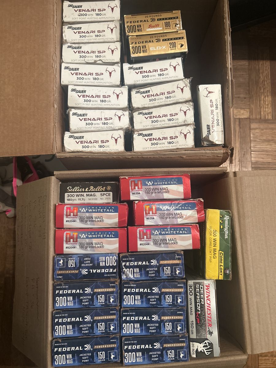 300 Win Mag Ammo  $20 - $38 Per Box