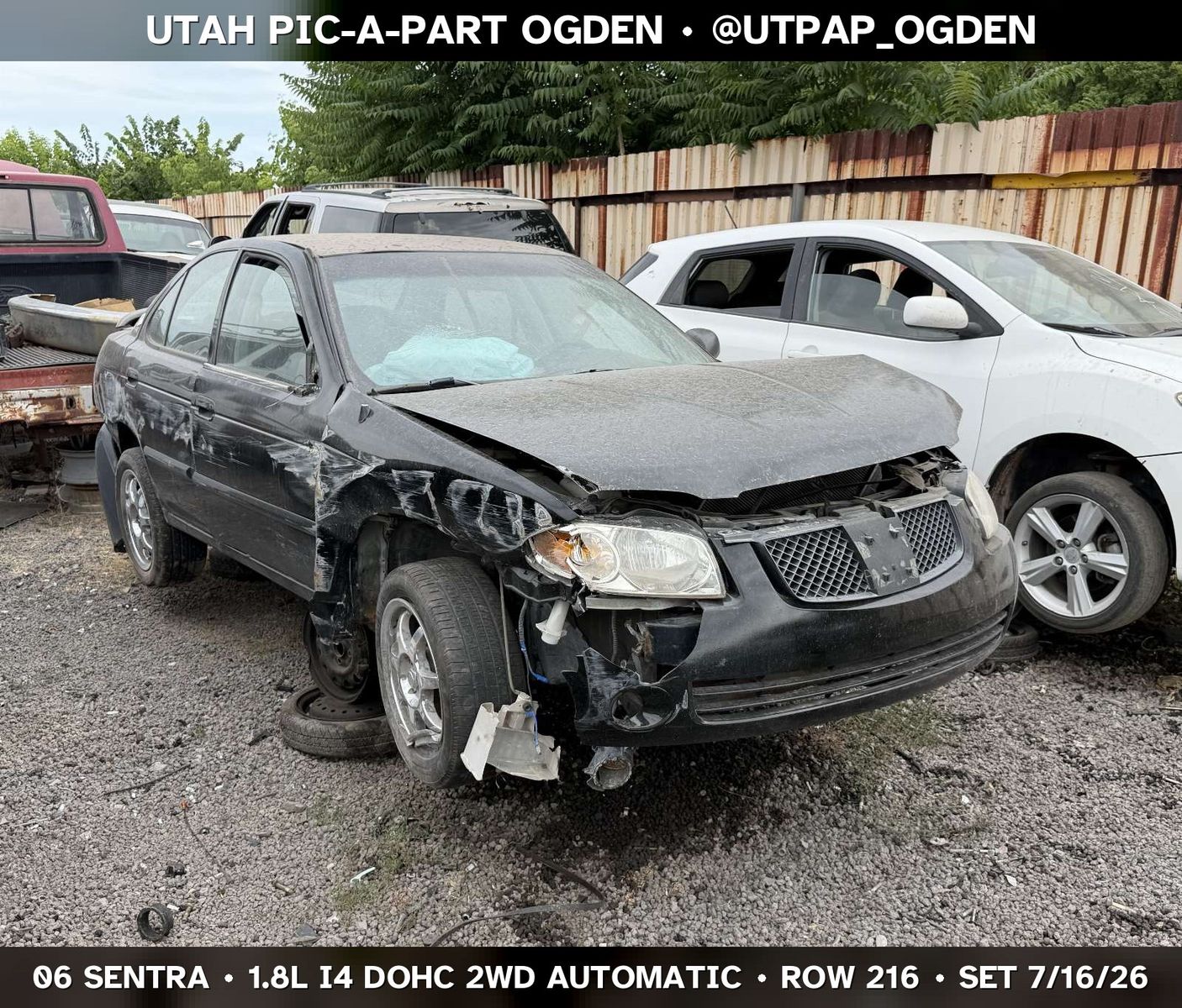 2006 Nissan Sentra Parts - UTPAP Ogden