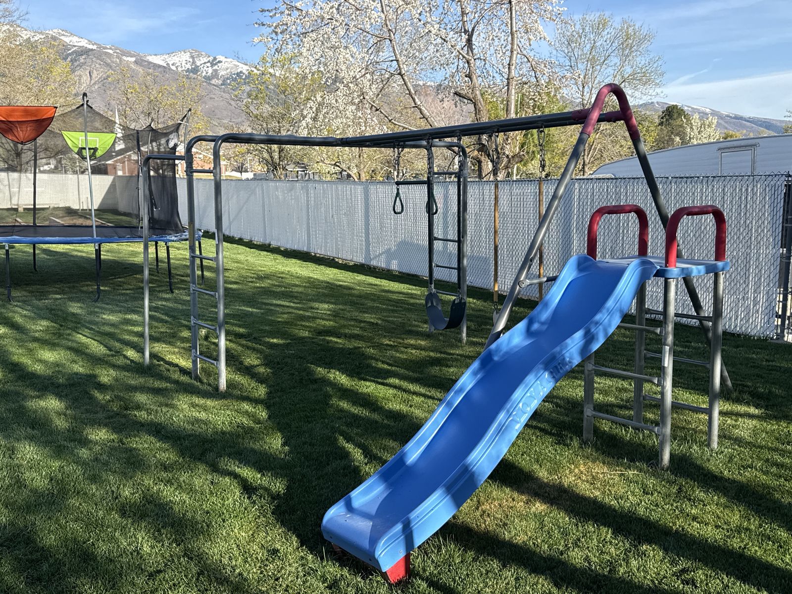 Swingset Slide Monkeybar Playground Set