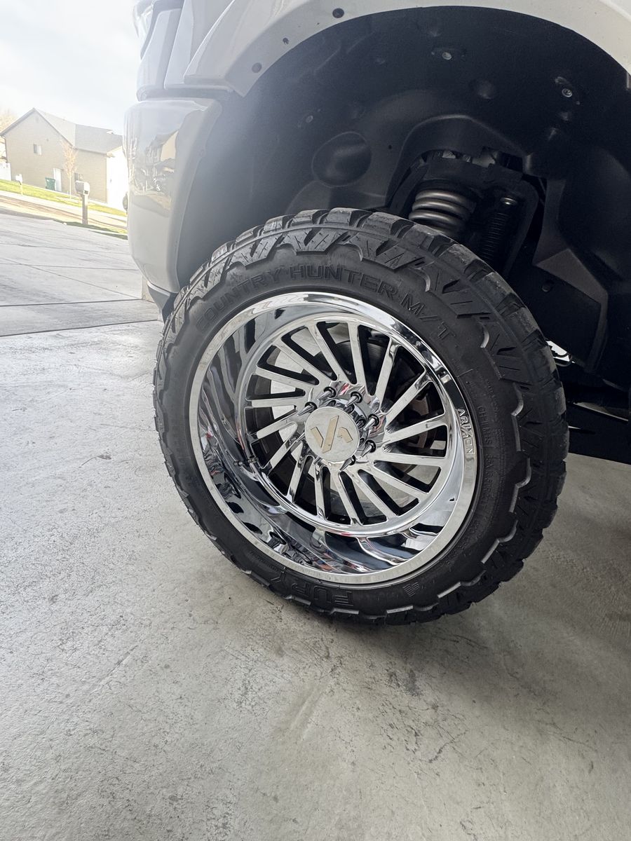 22x12 Arkon Wheels 35x 13.50 Furry tires