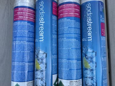 Sodastream 60L Bottles new (lot or 4)