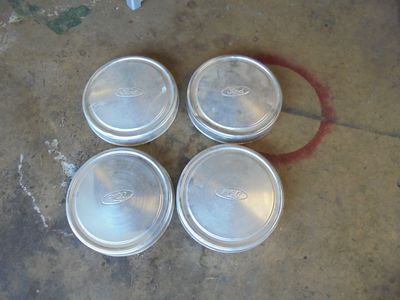 Vintage Ford Dog Dish Hubcaps